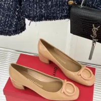 Cheap Salvatore Ferragamo High-Heeled Shoes For Women #1371969 Replica Wholesale [$112.00 USD] [ITEM#1371969] on Replica Salvatore Ferragamo High-Heeled Shoes