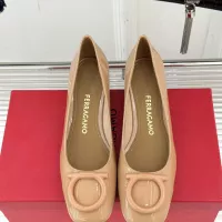 Cheap Salvatore Ferragamo High-Heeled Shoes For Women #1371969 Replica Wholesale [$112.00 USD] [ITEM#1371969] on Replica Salvatore Ferragamo High-Heeled Shoes
