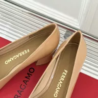 Cheap Salvatore Ferragamo High-Heeled Shoes For Women #1371969 Replica Wholesale [$112.00 USD] [ITEM#1371969] on Replica Salvatore Ferragamo High-Heeled Shoes