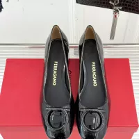 Cheap Salvatore Ferragamo High-Heeled Shoes For Women #1371970 Replica Wholesale [$112.00 USD] [ITEM#1371970] on Replica Salvatore Ferragamo High-Heeled Shoes