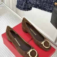 Cheap Salvatore Ferragamo High-Heeled Shoes For Women #1371971 Replica Wholesale [$112.00 USD] [ITEM#1371971] on Replica Salvatore Ferragamo High-Heeled Shoes