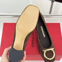 Cheap Salvatore Ferragamo High-Heeled Shoes For Women #1371971 Replica Wholesale [$112.00 USD] [ITEM#1371971] on Replica Salvatore Ferragamo High-Heeled Shoes
