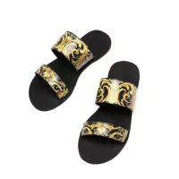 Cheap Versace Slippers For Women #1371991 Replica Wholesale [$72.00 USD] [ITEM#1371991] on Replica Versace Slippers