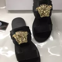 Cheap Versace Slippers For Women #1372012 Replica Wholesale [$72.00 USD] [ITEM#1372012] on Replica Versace Slippers