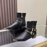 Cheap Versace Boots For Women #1372024 Replica Wholesale [$108.00 USD] [ITEM#1372024] on Replica Versace Boots