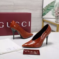Cheap Gucci High-Heeled Shoes For Women #1372093 Replica Wholesale [$125.00 USD] [ITEM#1372093] on Replica Gucci High-Heeled Shoes