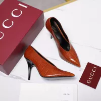 Cheap Gucci High-Heeled Shoes For Women #1372093 Replica Wholesale [$125.00 USD] [ITEM#1372093] on Replica Gucci High-Heeled Shoes