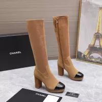 Cheap Chanel Boots For Women #1372100 Replica Wholesale [$155.00 USD] [ITEM#1372100] on Replica Chanel Boots
