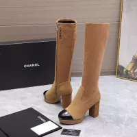Cheap Chanel Boots For Women #1372100 Replica Wholesale [$155.00 USD] [ITEM#1372100] on Replica Chanel Boots