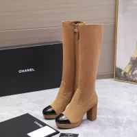 Cheap Chanel Boots For Women #1372100 Replica Wholesale [$155.00 USD] [ITEM#1372100] on Replica Chanel Boots