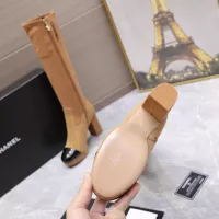 Cheap Chanel Boots For Women #1372100 Replica Wholesale [$155.00 USD] [ITEM#1372100] on Replica Chanel Boots