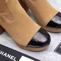 Cheap Chanel Boots For Women #1372100 Replica Wholesale [$155.00 USD] [ITEM#1372100] on Replica Chanel Boots
