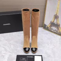 Cheap Chanel Boots For Women #1372100 Replica Wholesale [$155.00 USD] [ITEM#1372100] on Replica Chanel Boots