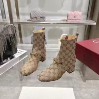 Cheap Gucci Boots For Women #1372101 Replica Wholesale [$125.00 USD] [ITEM#1372101] on Replica Gucci Boots