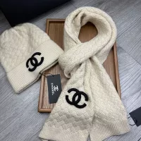 Cheap Chanel Hat and Scarf Set #1372150 Replica Wholesale [$52.00 USD] [ITEM#1372150] on Replica Chanel Hat and Scarf and Glove Set