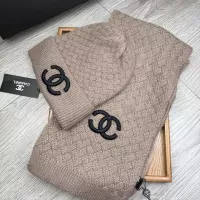 Cheap Chanel Hat and Scarf Set #1372151 Replica Wholesale [$52.00 USD] [ITEM#1372151] on Replica Chanel Hat and Scarf and Glove Set