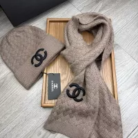 Cheap Chanel Hat and Scarf Set #1372151 Replica Wholesale [$52.00 USD] [ITEM#1372151] on Replica Chanel Hat and Scarf and Glove Set
