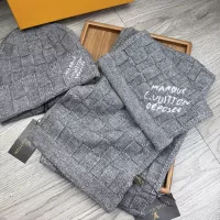 Cheap Louis Vuitton LV Hat and Scarf Set #1372167 Replica Wholesale [$52.00 USD] [ITEM#1372167] on Replica Louis Vuitton LV Hat and Scarf and Glove Set