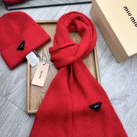 Cheap MIU MIU Hat and Scarf Set #1372204 Replica Wholesale [$52.00 USD] [ITEM#1372204] on Replica MIU MIU Hat and Scarf and Glove Set