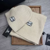 Cheap Chanel Hat and Scarf Set #1372231 Replica Wholesale [$52.00 USD] [ITEM#1372231] on Replica Chanel Hat and Scarf and Glove Set