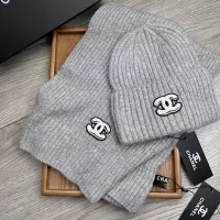Cheap Chanel Hat and Scarf Set #1372233 Replica Wholesale [$52.00 USD] [ITEM#1372233] on Replica Chanel Hat and Scarf and Glove Set