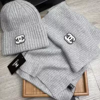 Cheap Chanel Hat and Scarf Set #1372233 Replica Wholesale [$52.00 USD] [ITEM#1372233] on Replica Chanel Hat and Scarf and Glove Set