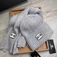Cheap Chanel Hat and Scarf Set #1372233 Replica Wholesale [$52.00 USD] [ITEM#1372233] on Replica Chanel Hat and Scarf and Glove Set