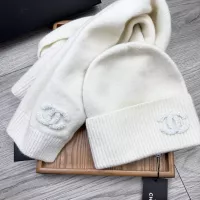 Cheap Chanel Hat and Scarf Set #1372235 Replica Wholesale [$52.00 USD] [ITEM#1372235] on Replica Chanel Hat and Scarf and Glove Set