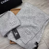 Cheap Chanel Hat and Scarf Set #1372236 Replica Wholesale [$52.00 USD] [ITEM#1372236] on Replica Chanel Hat and Scarf and Glove Set