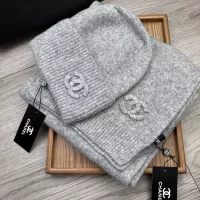 Cheap Chanel Hat and Scarf Set #1372236 Replica Wholesale [$52.00 USD] [ITEM#1372236] on Replica Chanel Hat and Scarf and Glove Set