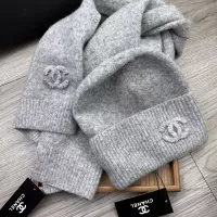 Cheap Chanel Hat and Scarf Set #1372236 Replica Wholesale [$52.00 USD] [ITEM#1372236] on Replica Chanel Hat and Scarf and Glove Set
