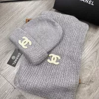 Cheap Chanel Hat and Scarf Set #1372241 Replica Wholesale [$52.00 USD] [ITEM#1372241] on Replica Chanel Hat and Scarf and Glove Set