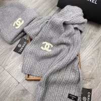 Cheap Chanel Hat and Scarf Set #1372241 Replica Wholesale [$52.00 USD] [ITEM#1372241] on Replica Chanel Hat and Scarf and Glove Set