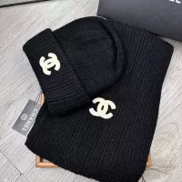 Cheap Chanel Hat and Scarf Set #1372242 Replica Wholesale [$52.00 USD] [ITEM#1372242] on Replica Chanel Hat and Scarf and Glove Set