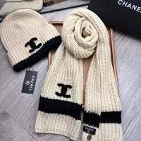 Cheap Chanel Hat and Scarf Set #1372244 Replica Wholesale [$52.00 USD] [ITEM#1372244] on Replica Chanel Hat and Scarf and Glove Set