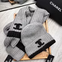 Cheap Chanel Hat and Scarf Set #1372245 Replica Wholesale [$52.00 USD] [ITEM#1372245] on Replica Chanel Hat and Scarf and Glove Set