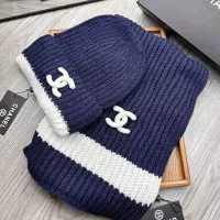 Cheap Chanel Hat and Scarf Set #1372246 Replica Wholesale [$52.00 USD] [ITEM#1372246] on Replica Chanel Hat and Scarf and Glove Set