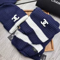 Cheap Chanel Hat and Scarf Set #1372246 Replica Wholesale [$52.00 USD] [ITEM#1372246] on Replica Chanel Hat and Scarf and Glove Set