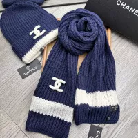 Cheap Chanel Hat and Scarf Set #1372246 Replica Wholesale [$52.00 USD] [ITEM#1372246] on Replica Chanel Hat and Scarf and Glove Set