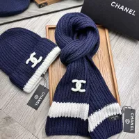 Cheap Chanel Hat and Scarf Set #1372246 Replica Wholesale [$52.00 USD] [ITEM#1372246] on Replica Chanel Hat and Scarf and Glove Set