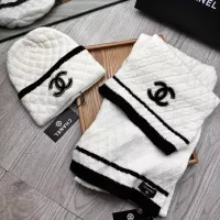 Cheap Chanel Hat and Scarf Set #1372248 Replica Wholesale [$52.00 USD] [ITEM#1372248] on Replica Chanel Hat and Scarf and Glove Set