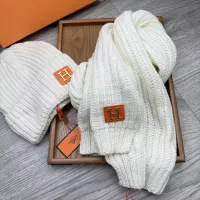 Cheap Hermes Hat and Scarf Set #1372492 Replica Wholesale [$52.00 USD] [ITEM#1372492] on Replica Hermes Hat and Scarf and Glove Set