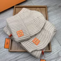 Cheap Hermes Hat and Scarf Set #1372493 Replica Wholesale [$52.00 USD] [ITEM#1372493] on Replica Hermes Hat and Scarf and Glove Set
