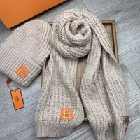 Cheap Hermes Hat and Scarf Set #1372493 Replica Wholesale [$52.00 USD] [ITEM#1372493] on Replica Hermes Hat and Scarf and Glove Set