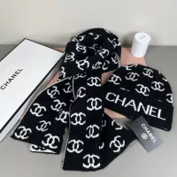 Cheap Chanel Hat and Scarf Set #1372583 Replica Wholesale [$42.00 USD] [ITEM#1372583] on Replica Chanel Hat and Scarf and Glove Set