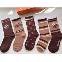 Cheap Louis Vuitton LV Socks For Women #1372593 Replica Wholesale [$29.00 USD] [ITEM#1372593] on Replica Louis Vuitton LV Socks