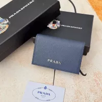Cheap Prada Wallets In Navy For Men #1372655 Replica Wholesale [$34.00 USD] [ITEM#1372655] on Replica Prada Wallets