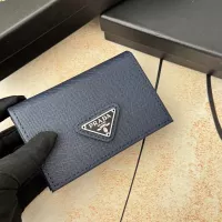 Cheap Prada Wallets In Navy For Men #1372661 Replica Wholesale [$34.00 USD] [ITEM#1372661] on Replica Prada Wallets