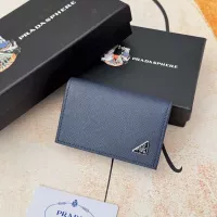 Cheap Prada Wallets In Navy For Men #1372662 Replica Wholesale [$34.00 USD] [ITEM#1372662] on Replica Prada Wallets