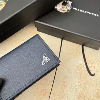 Cheap Prada Wallets In Navy For Men #1372662 Replica Wholesale [$34.00 USD] [ITEM#1372662] on Replica Prada Wallets